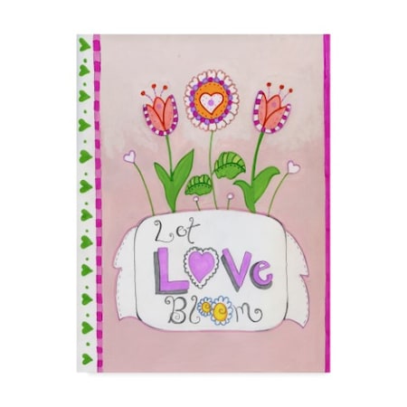 Valarie Wade 'Let Love Bloom' Canvas Art,24x32